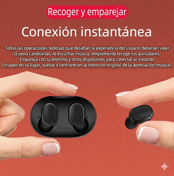 Auriculares Bluetooth A6S TWS - In-Ear