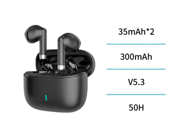Auriculares Bluetooth Único EP2808 - Diseño Semi-In-Ear Ergonómico y Bluetooth 5.3