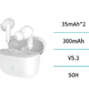Auriculares Bluetooth Único EP2807 – Diseño Ergonómico y Bluetooth 5.3