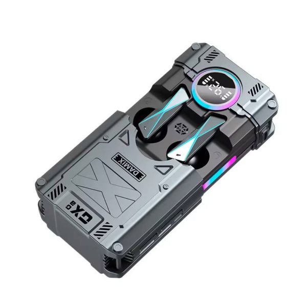 Auriculares Gamer Inalámbricos TWS Mecánicos - Bluetooth 5.3, Baja Latencia y Luces RGB