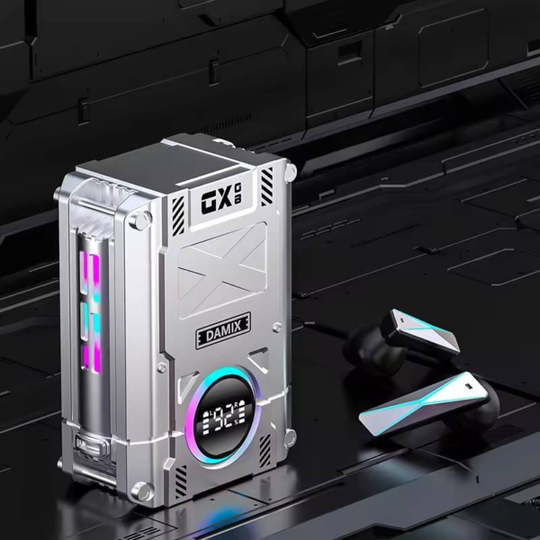 Auriculares Gamer Inalámbricos TWS Mecánicos - Bluetooth 5.3, Baja Latencia y Luces RGB