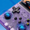 Consola Retro Portátil R36S Transparente - Pantalla HD 3.5" - Más de 15.000 Juegos