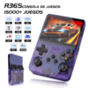 Consola Retro Portátil R36S Transparente - Pantalla HD 3.5" - Más de 15.000 Juegos
